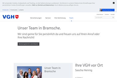vgh.de/content/aussendienst/s/saschahennig/team - Versicherungsmakler Bramsche