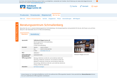 voba-bigge-lenne.de/wir-fuer-sie/filialen-ansprechpartner/filialen/uebersicht-filialen/8147.html - Finanzdienstleister Schmallenberg