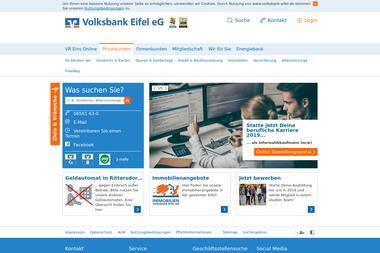 volksbank-eifel.de - Finanzdienstleister Bitburg