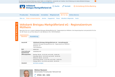 volksbank-muellheim.de/wir-fuer-sie/filialen-ansprechpartner/filialen/uebersicht-filialen/hauptstell - Finanzdienstleister Müllheim