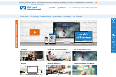 volksbank-weinheim.de - Finanzdienstleister Weinheim