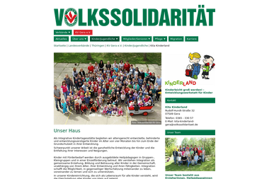 volkssolidaritaet.de/gera/kinderjugendliche/kita-kinderland - Reinigungskraft Gera