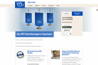 vpv.de/reiner.ecker/Startseite - Versicherungsmakler Saarlouis
