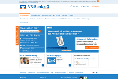 vrbank-eg.de - Finanzdienstleister Baesweiler