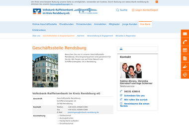 vrbank-rendsburg.de/wir-fuer-sie/filialen-ansprechpartner/filialen/uebersicht-filialen/Geschaeftsste - Finanzdienstleister Rendsburg