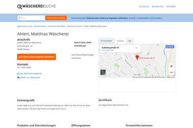 waescherei-suche.de/p/48268-ahlert-matthiaswaescherei.html - Chemische Reinigung Greven