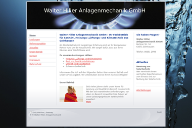 walter-hiller-anlagenmechanik.de - Wasserinstallateur Gelnhausen