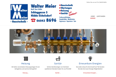 waltermeier-haustechnik.de - Wasserinstallateur Nidda