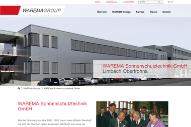 warema.de/Unternehmen/warema_gruppe/warema_sonnenschutztechnik_gmbh.php - Markisen, Jalousien Limbach-Oberfrohna