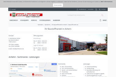 wertheimer.de/standorte/achern-fachhandel - Bauholz Achern