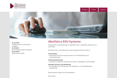 westfalica-edv.de - Computerservice Porta Westfalica