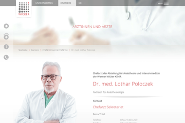wicker.de/kliniken/werner-wicker-klinik/aerztinnen-und-aerzte/dr-med-lothar-poloczek - Dermatologie Bad Wildungen
