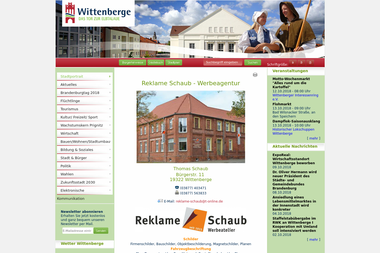 wittenberge.de/verzeichnis/visitenkarte.php - Werbeagentur Wittenberge