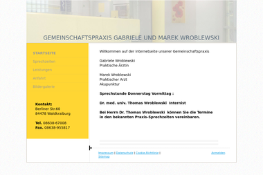 wroblewski-arztpraxis.de - Dermatologie Waldkraiburg