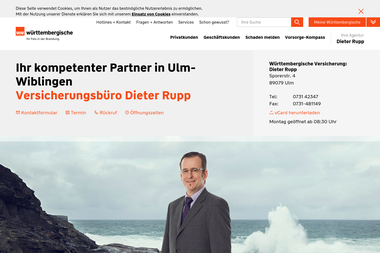 wuerttembergische.de/versicherungen/dieter.rupp - Versicherungsmakler Ulm