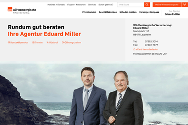 wuerttembergische.de/versicherungen/eduard.miller - Versicherungsmakler Laupheim