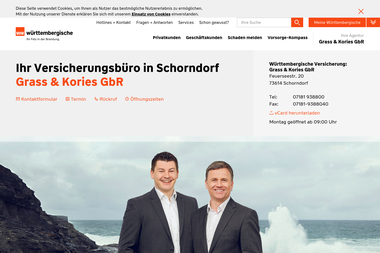 wuerttembergische.de/versicherungen/grass.kories - Versicherungsmakler Schorndorf