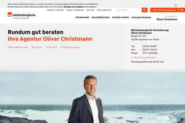 wuerttembergische.de/versicherungen/oliver.christmann - Versicherungsmakler Ingelheim Am Rhein