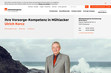 wuerttembergische.de/versicherungen/ulrich.korcz - Versicherungsmakler Mühlacker