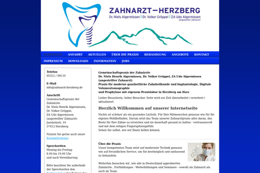 zahnarzt-herzberg.de - Dermatologie Herzberg Am Harz