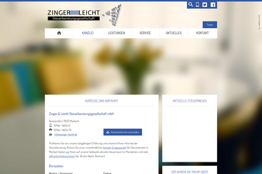 zinger-leicht.de/steuerberater_marbach - Unternehmensberatung Marbach Am Neckar