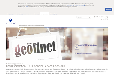 zurich.de/financial-service-haan - Versicherungsmakler Haan