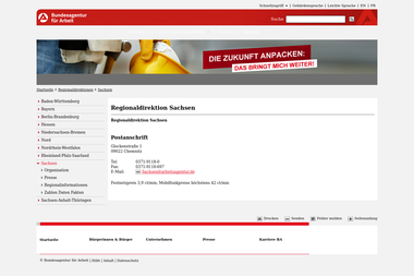 www3.arbeitsagentur.de/web/content/DE/service/Ueberuns/Regionaldirektionen/Sachsen/Detail/index.htm - Berufsberater Chemnitz