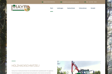 lohnunternehmenmayr.de - Hackschnitzel Fischach