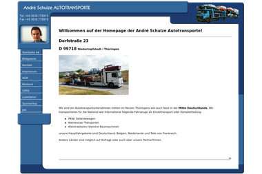 autotransporte-schulze.de - Autotransport Bliederstedt