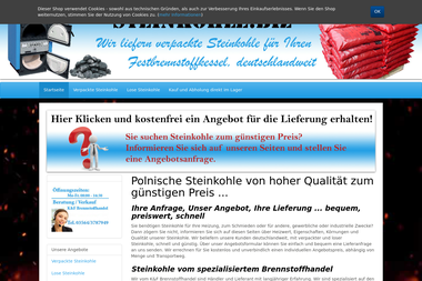Steinkohle deutschlandweit - K&F Brennstoffhandel - Erbsenkohle Lieferanten Spremberg