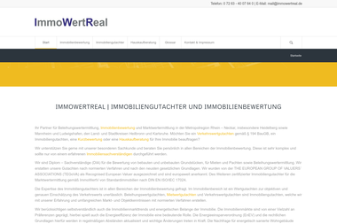 ImmoWertReal | Sachverständigenbüro für Immobilienwertermittlung - Baugutachter Epfenbach