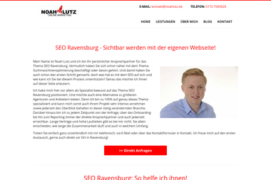 Noah Lutz - SEO Ravensburg - Marketing Manager Ravensburg