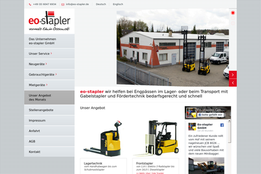eo-stapler GmbH Gabelstaplerservice Frankfurt Rhein-Main -  Altenstadt
