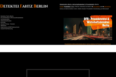 Detektei Fahtz Berlin - Detektiv Berlin