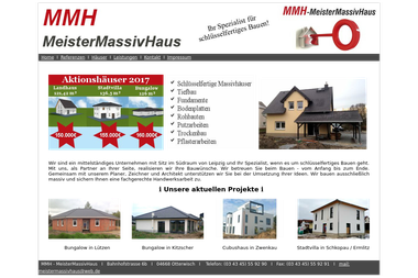 MMH-Meistermassivhaus - Hochbauunternehmen Otterwisch