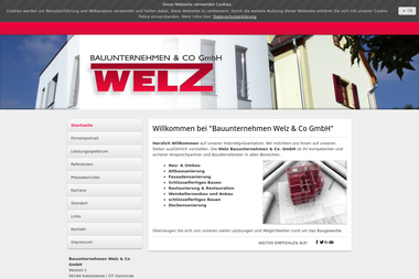 welz-bau.de - Bausanierung Kabelsketal