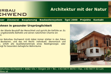 gschwendbau.at - Blockhaus Vils