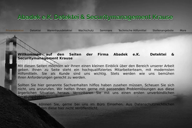 Abadek e.K. Detektei & Securitymanagement Krause - Business Services Dortmund