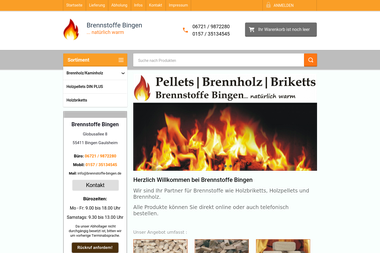 brennstoffe-bingen.de - Brennholzhandel Bingen