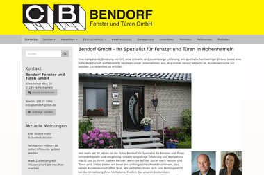 bendorf-gmbh.de - Fenstermonteur Hohenhameln