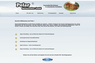 polar-blockhausbau.de - Blockhaus Coswig/Anhalt