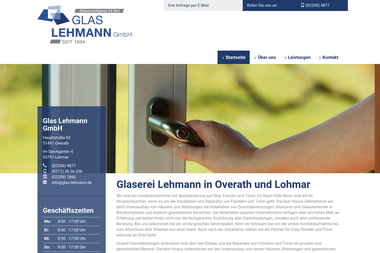 glas-lehmann.de - Fenstermonteur Lohmar