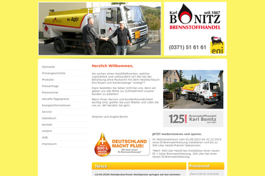 bonitz-brennstoffe.de - Heizöllieferanten Chemnitz