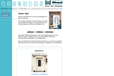 winand-fenster.de - Fenstermonteur Zülpich