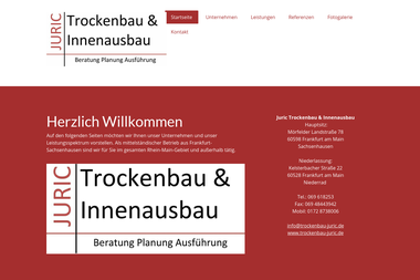 trockenbau-juric.de - Trockenbau Frankfurt Am Main