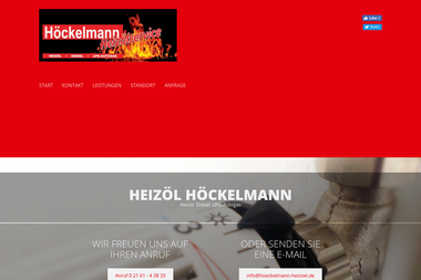 hoeckelmann-heizoel.de - Heizöllieferanten Mönchengladbach