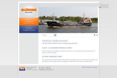 gluesing-transport.de - Heizöllieferanten Cuxhaven
