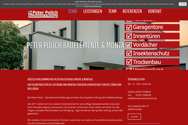 bauelemente-polich.de - Fenstermonteur Senden