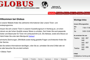 globus-hamburg.de - Fenstermonteur Hamburg