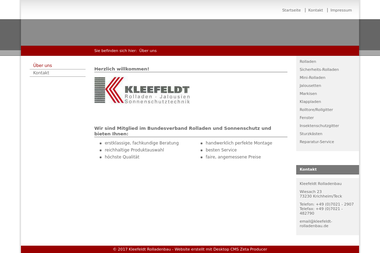 kleefeldt-rolladenbau.de - Fenstermonteur Krichheim